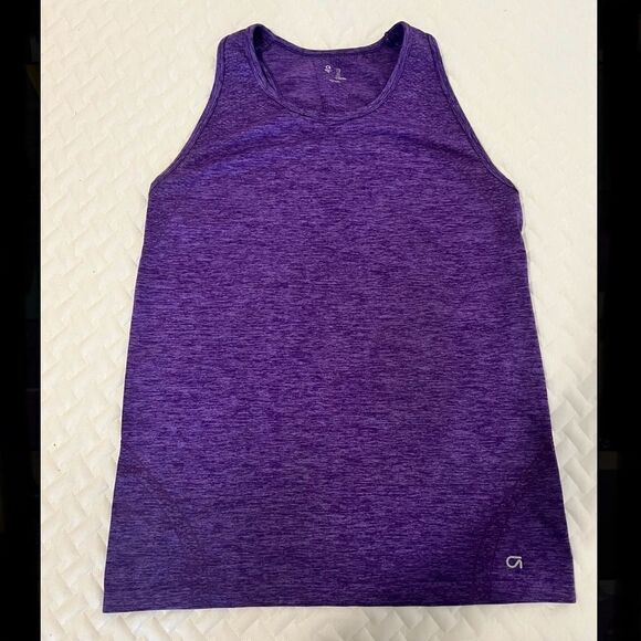Gap Fit Purple Stretchy Racerback Tank Top - Picture 8 of 8